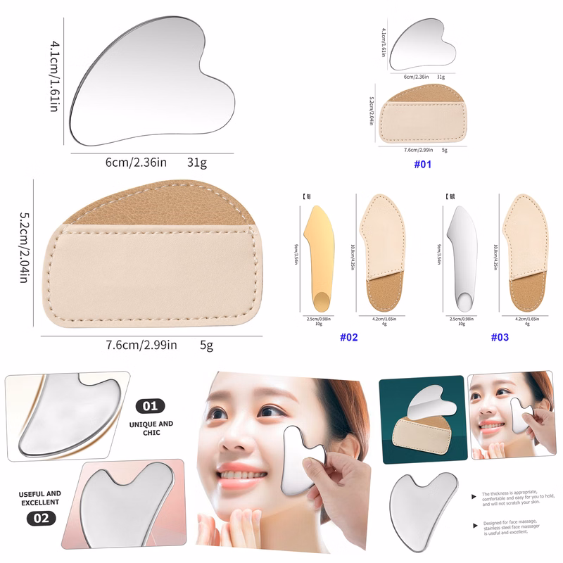 Stainless Steel Foundation Spatula Facial Mud Blending Scrapper