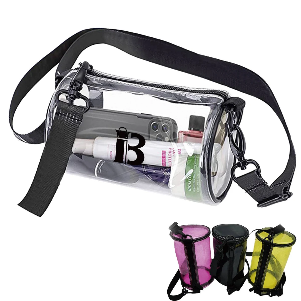 Clear PVC Mini Crossbody Bag 1