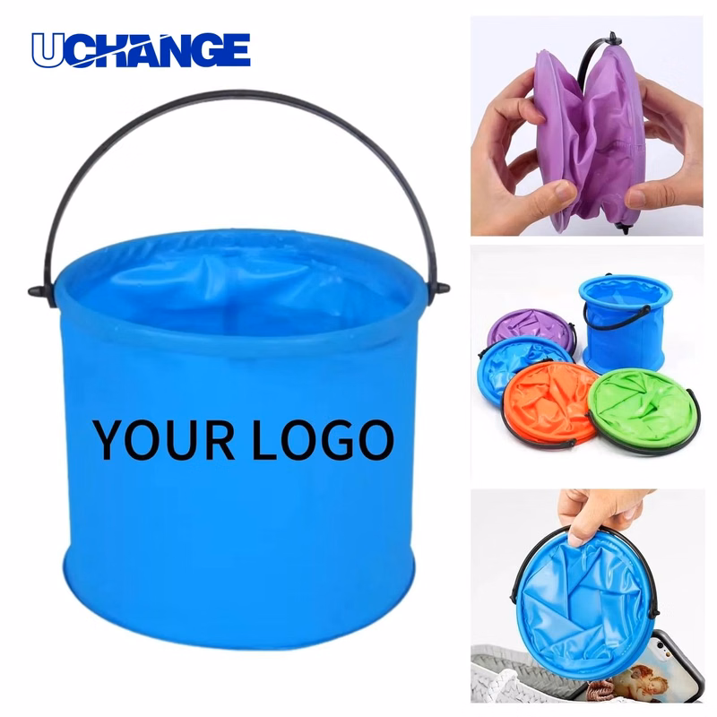 Foldable Waterproof Bucket Container for Outdoor Use