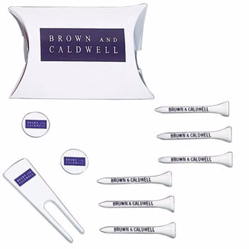 Curved Pocket Box w/ 6 Tees, 2 Markers & 1 Fixer