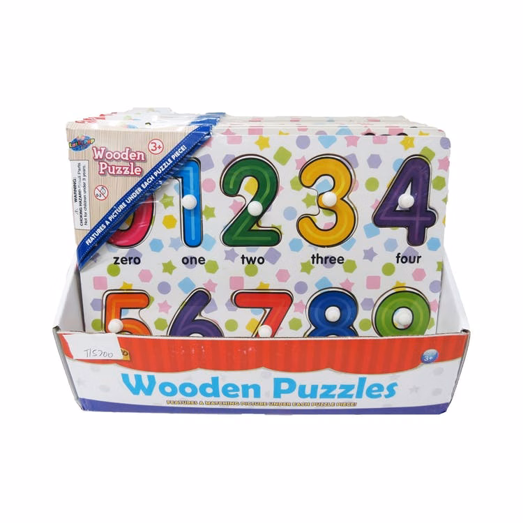 Wooden Peg Puzzles - Assorted
