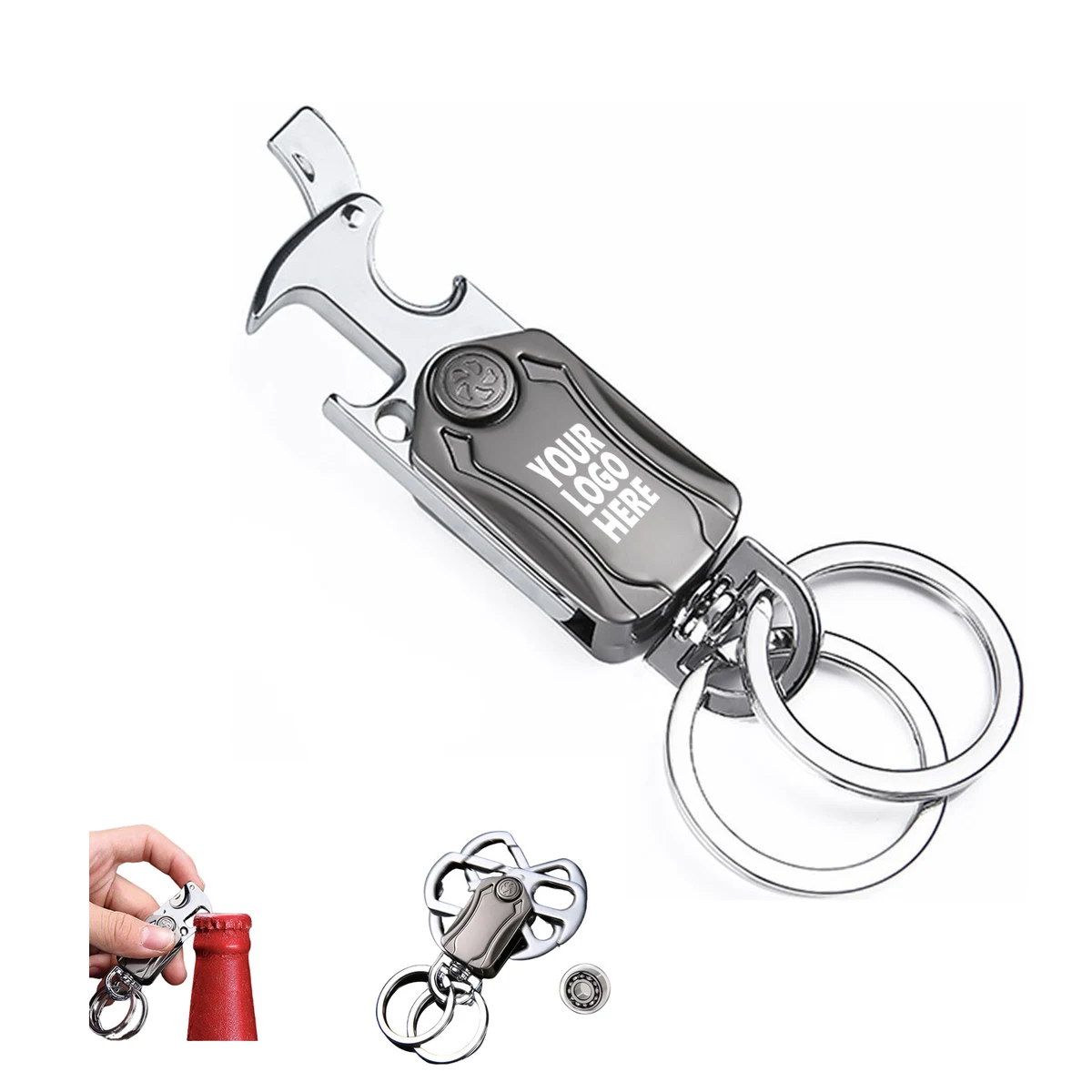 Key Chain With Opener And Phone Holder 1