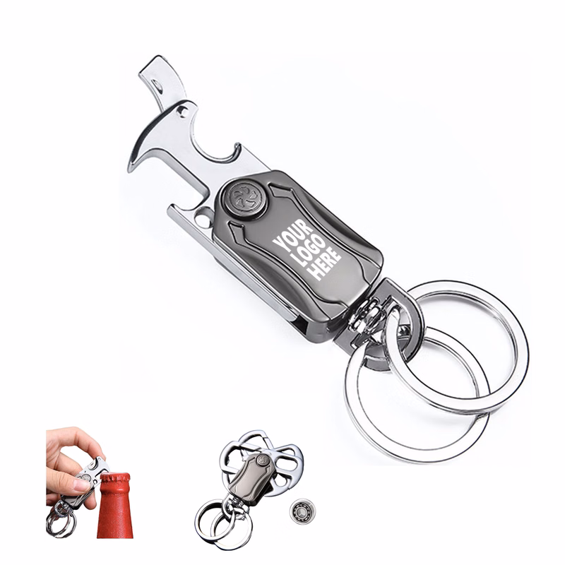 Key Chain With Opener And Phone Holder