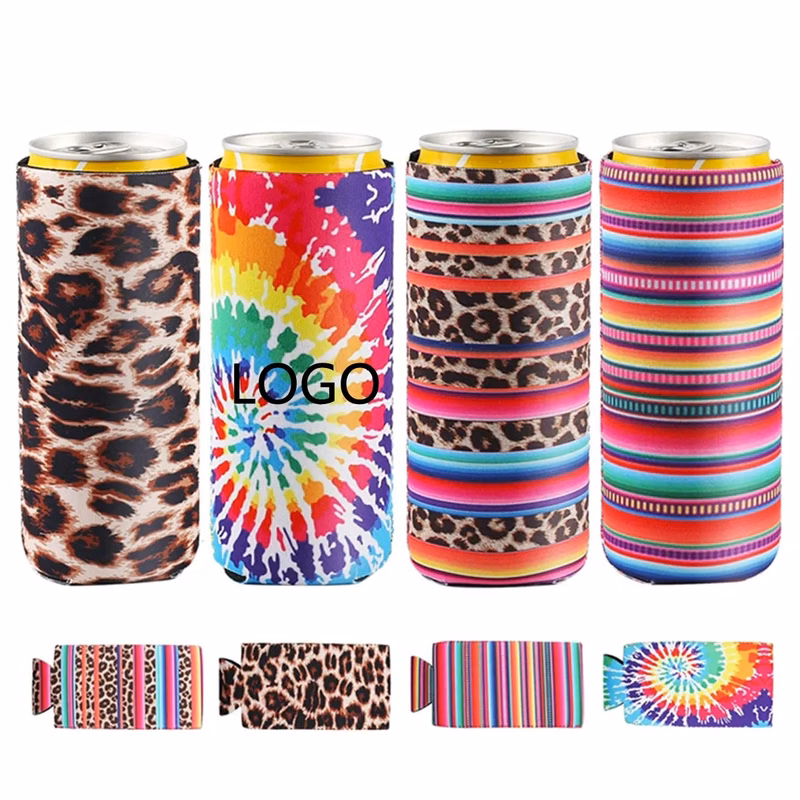 Slim Rubber Can Cooler Bottle Sleeve