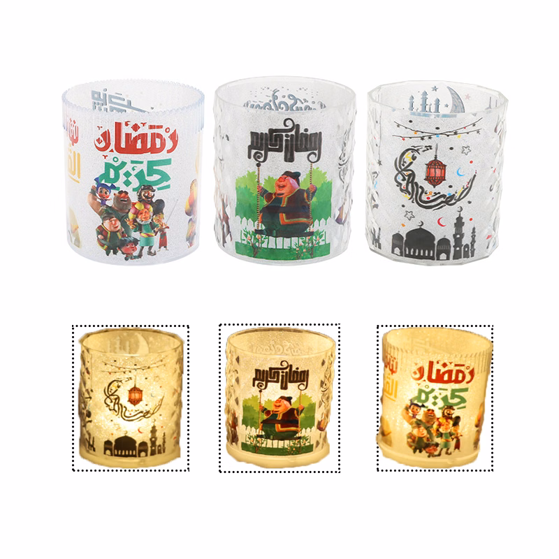 LED Electronic Transparent Candle Night Light