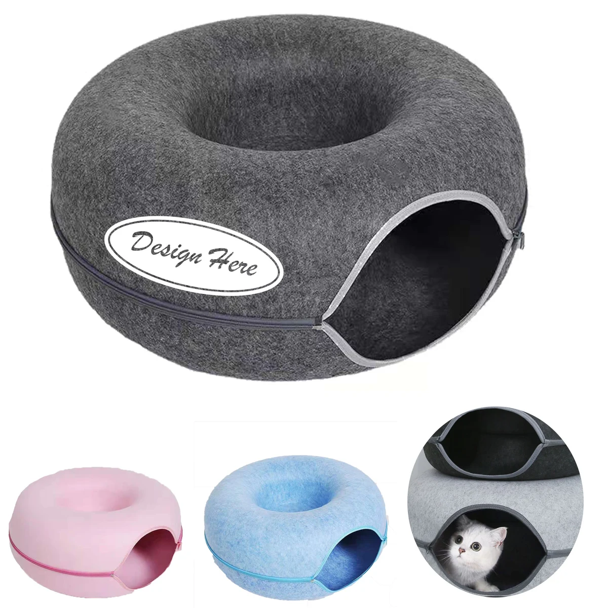 Interactive Cat Tunnel for Curious Kittens 1