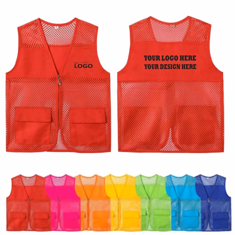 Custom Mesh Volunteer Vest MOQ50
