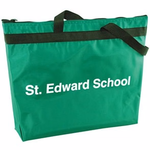 Nylon Zippered Tote w/Gusset