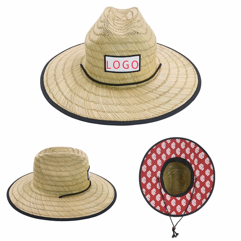 Lifeguard Beach Sun Straw Hat