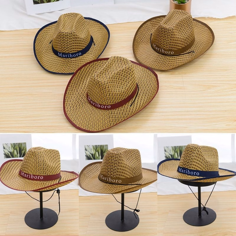 Sun Protection Breathable Straw Western Cowboy Hats