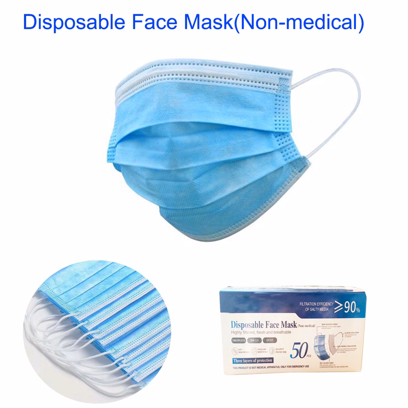 Disposable Face Mask 3 Layers