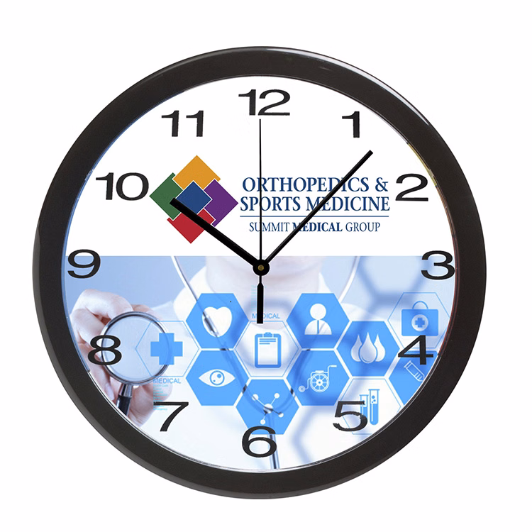 "Bezel" 12" Economy Oversized Wall Clock