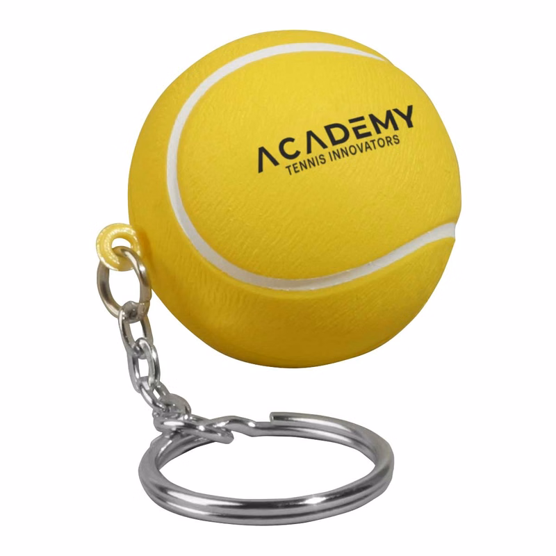 Tennis Ball Stress Reliever Keychain