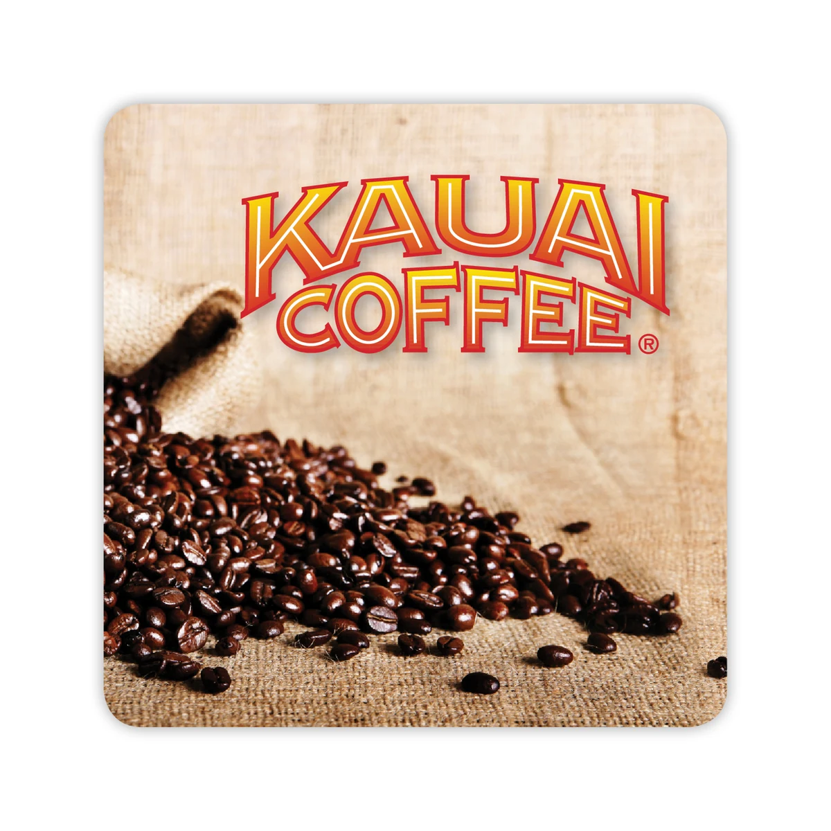 USA Made Premium Square Paper Coasters (3.5") Bright White Board Stock 1