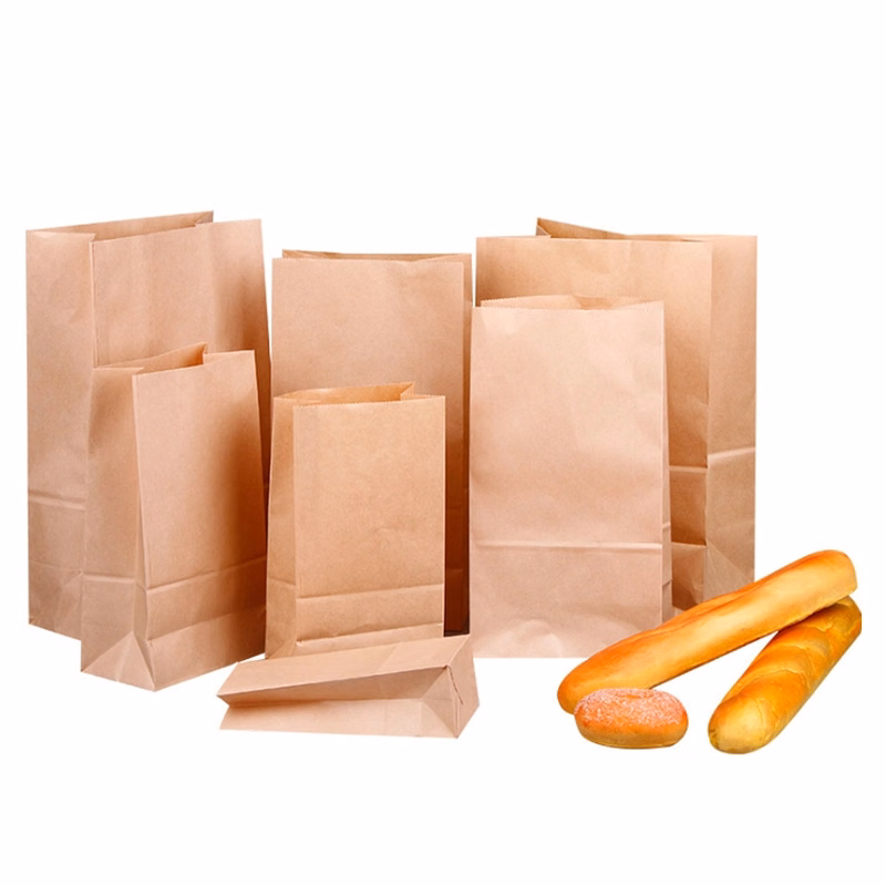 Kraft Brown Paper Bread Bags