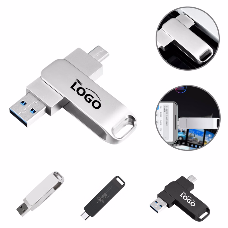 MOQ30 Type C Multifunctional OTG USB Drive