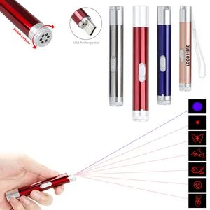 Pet Flashlight With Purple Light And Red Pointer Beam 1