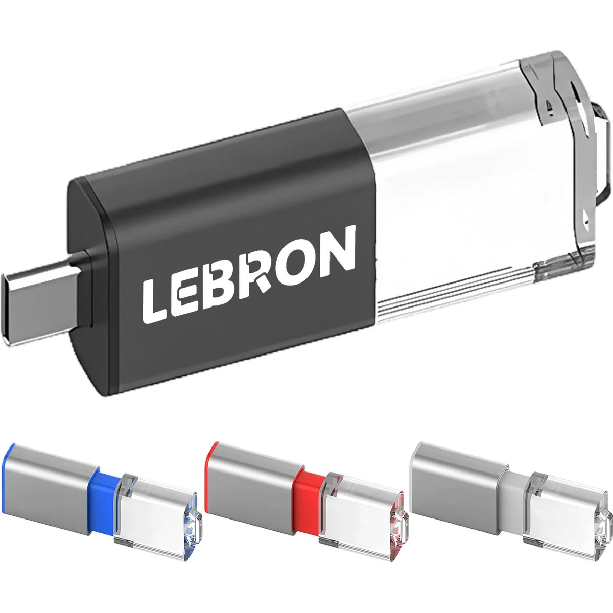 64GB Retractable Acrylic Glow USB Flash Drive 1