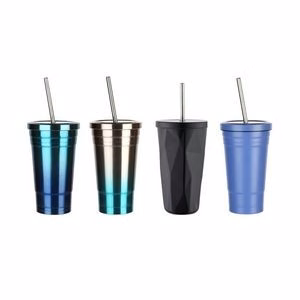 Straw Coffee Cup