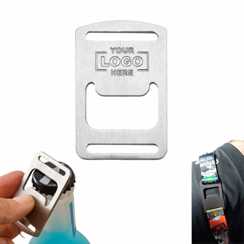 Stainless Steel Webbing Buckle Bottle Opener
