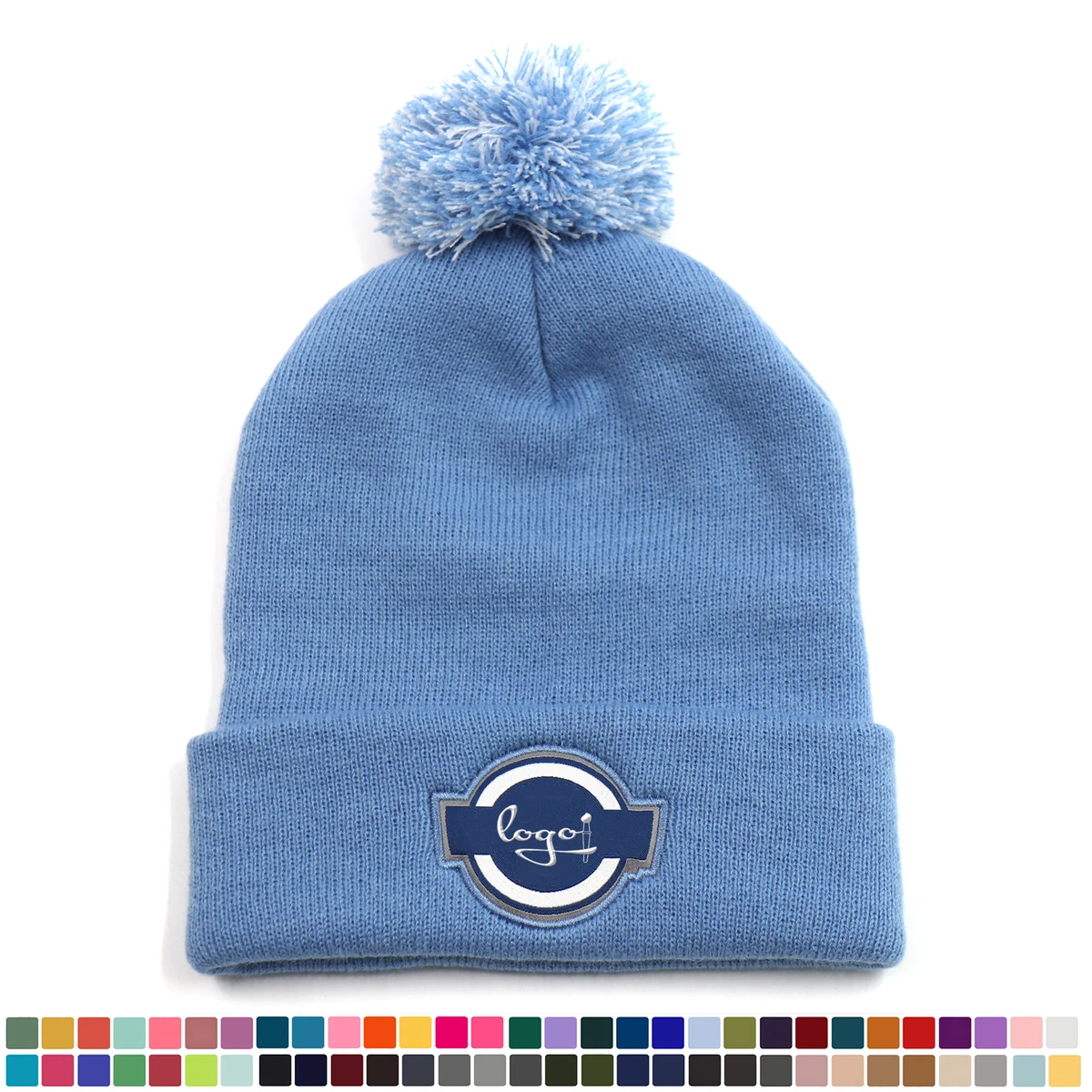 Cozy Knit Pom Winter Beanie Hat 1