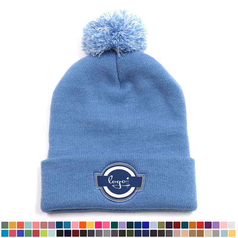 Cozy Knit Pom Winter Beanie Hat