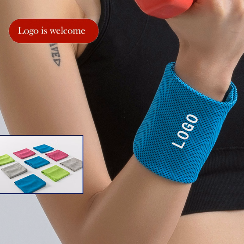 160gms Polyester Nylon Full Cooling Sports Wristband
