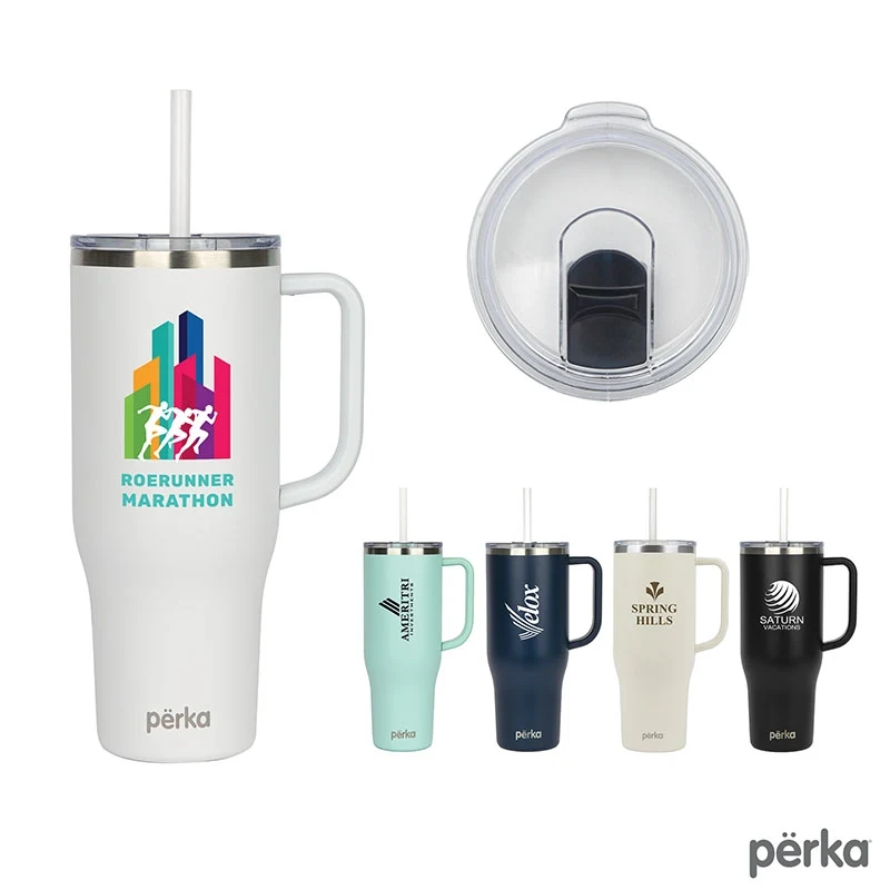 Perka® Kempton 40 oz. Double Wall, Stainless Steel Travel Mug 1