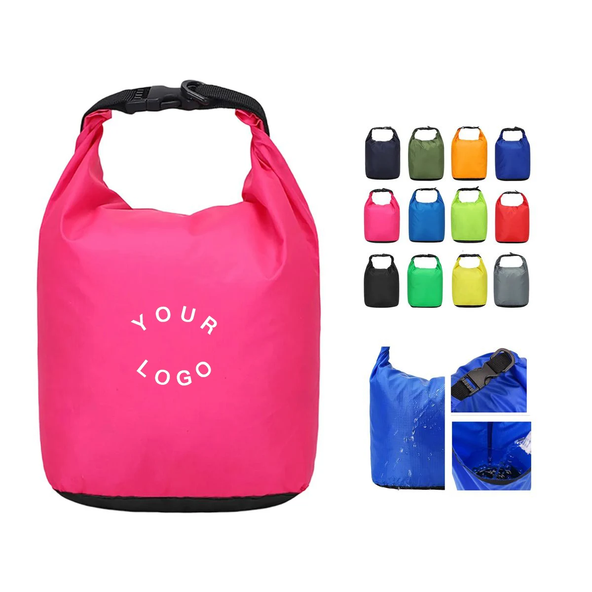Waterproof PVC Dry Bag with Roll Top Closure 1