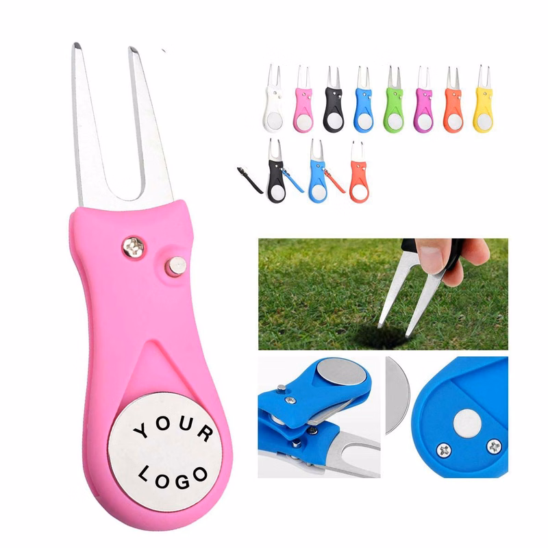 Durable Golf Divot Tool with Marker and Clip