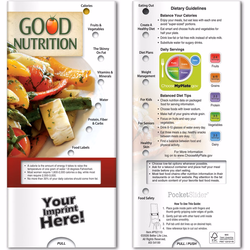 Pocket Slider - Good Nutrition