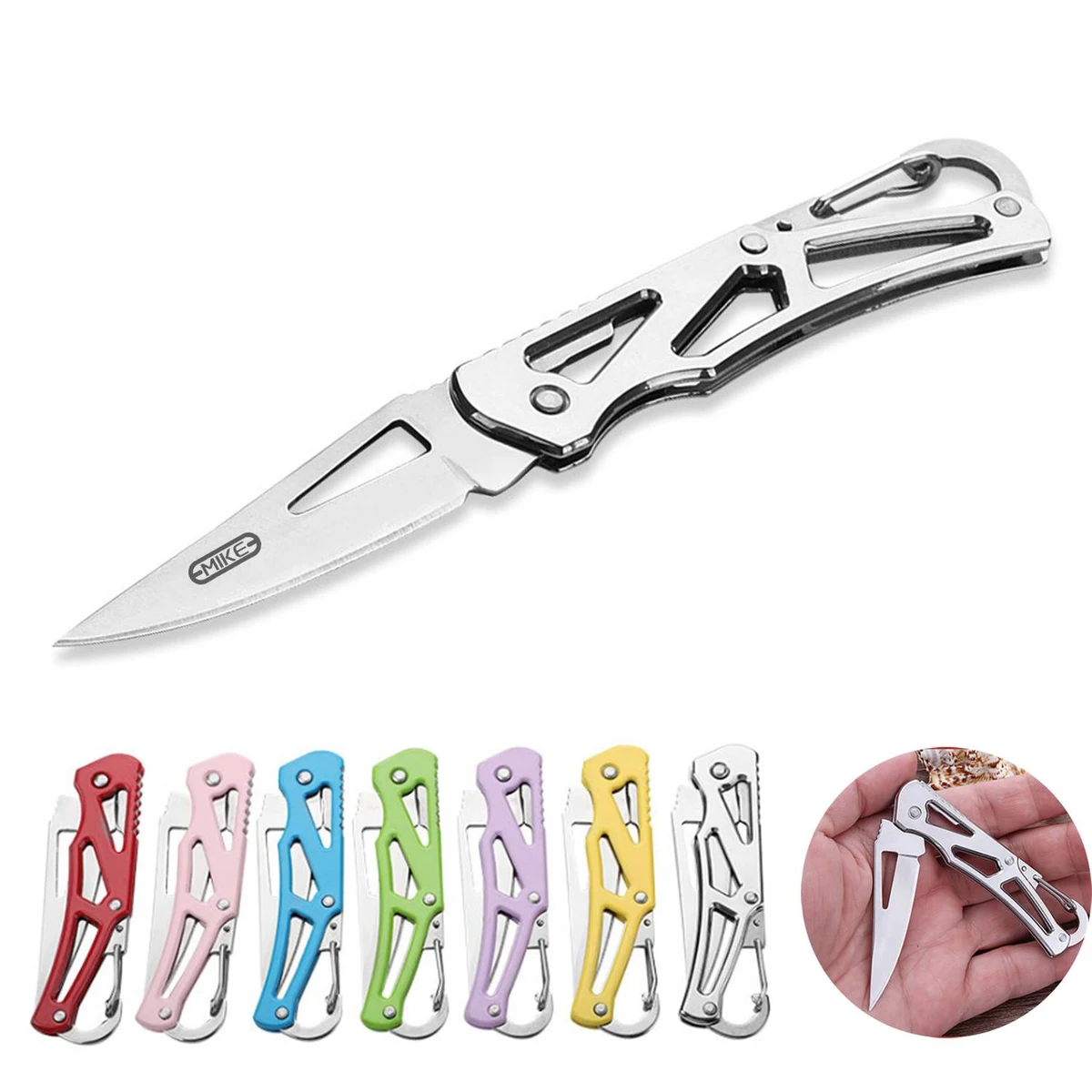 3 1/4" Foldable Knife w/ Buckle 1