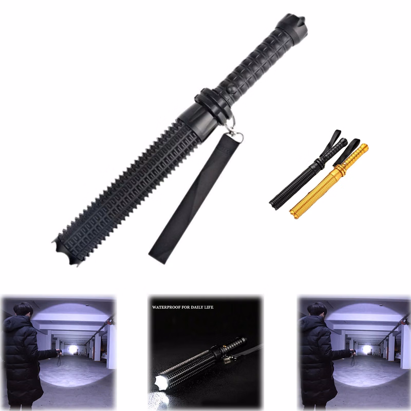 Super Bright Multifunctional Rechargeable Self Defense Flashlight