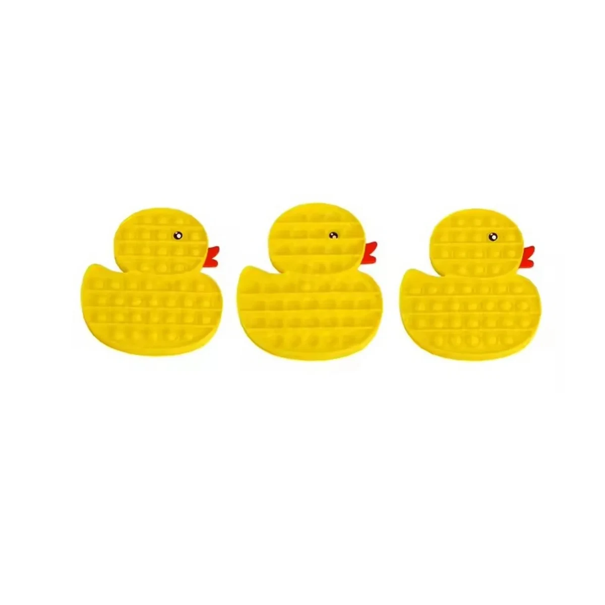 Duck Shaped Push Pop Bubble Toy 1
