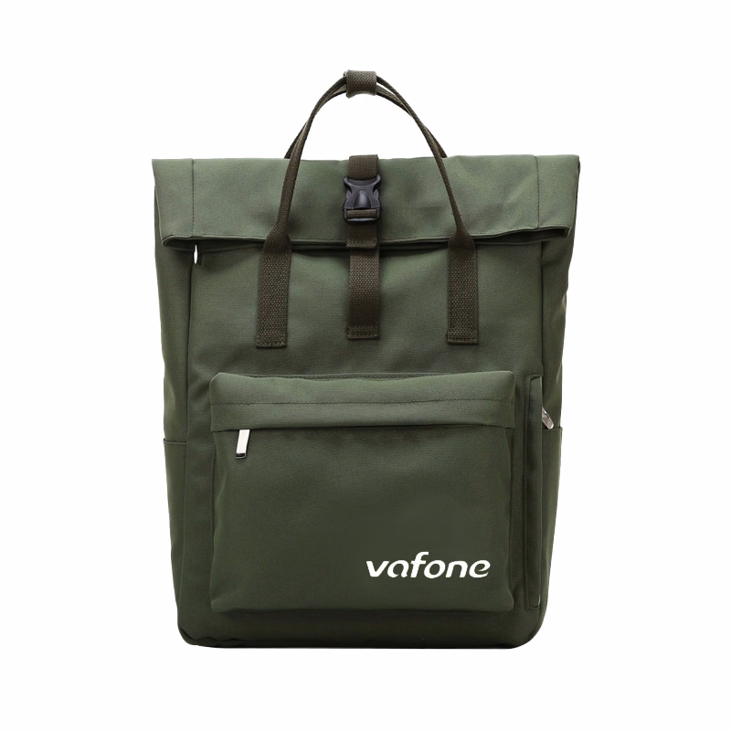 Roll-Top Commuter Backpack with Top Handle