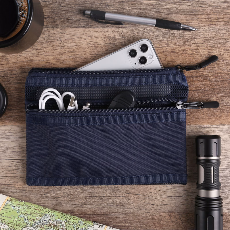 RPET Mesh Tech Organizer Pouch