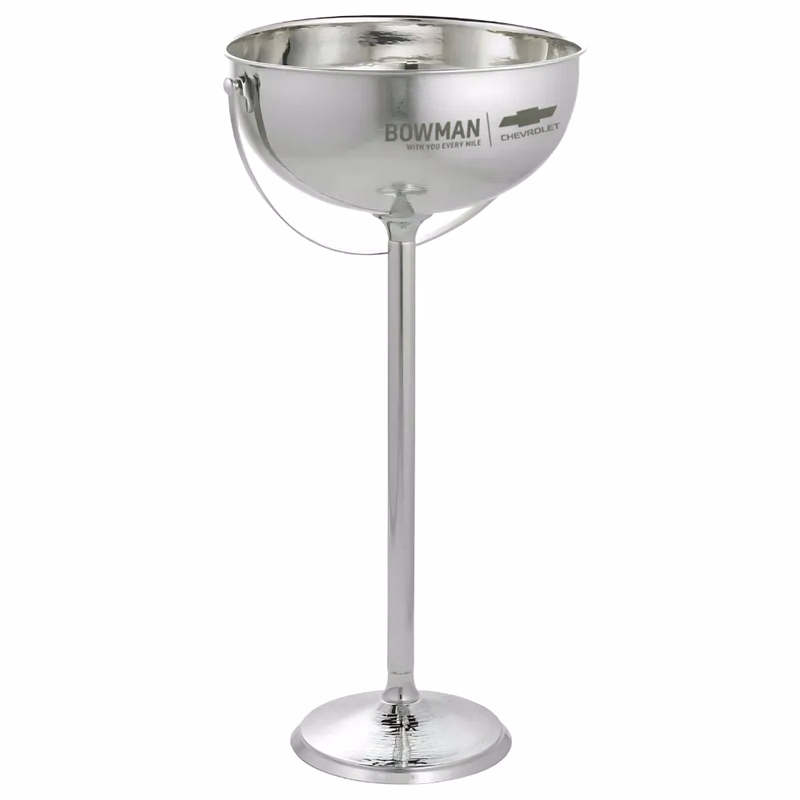 Round Beverage Stand with Handle