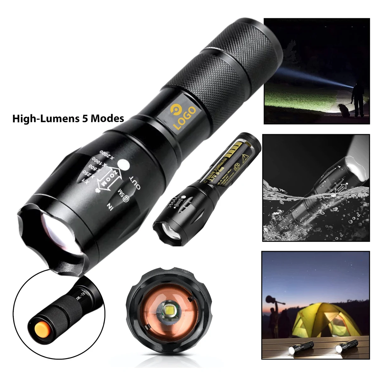 MOQ50 High Lumens Flashlights 1