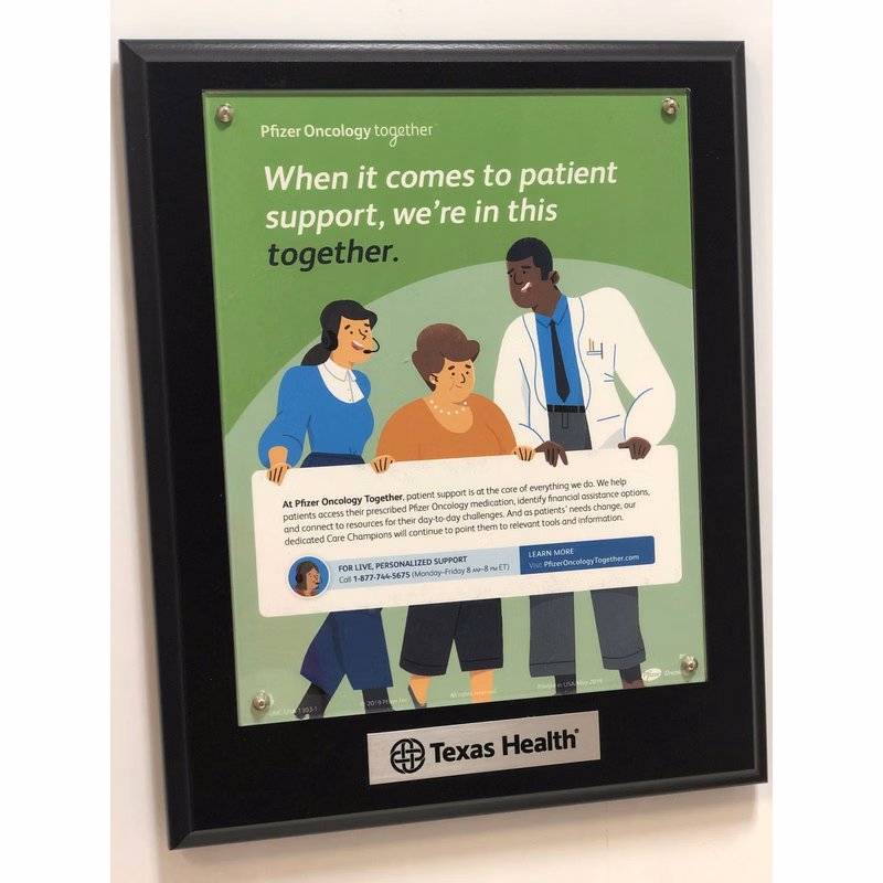 Clarion Color Rich PLATE Plaque