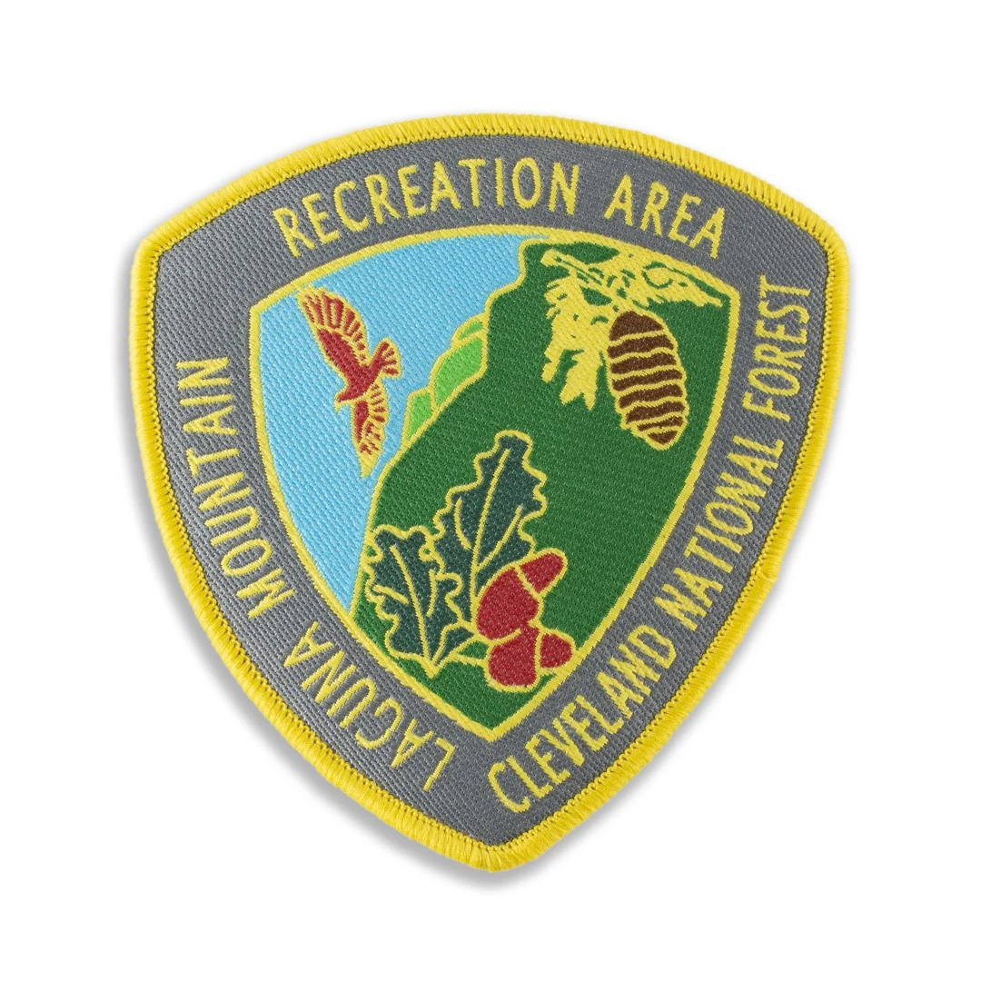 Custom embroidered patch with 90% coverage, twill backing 1