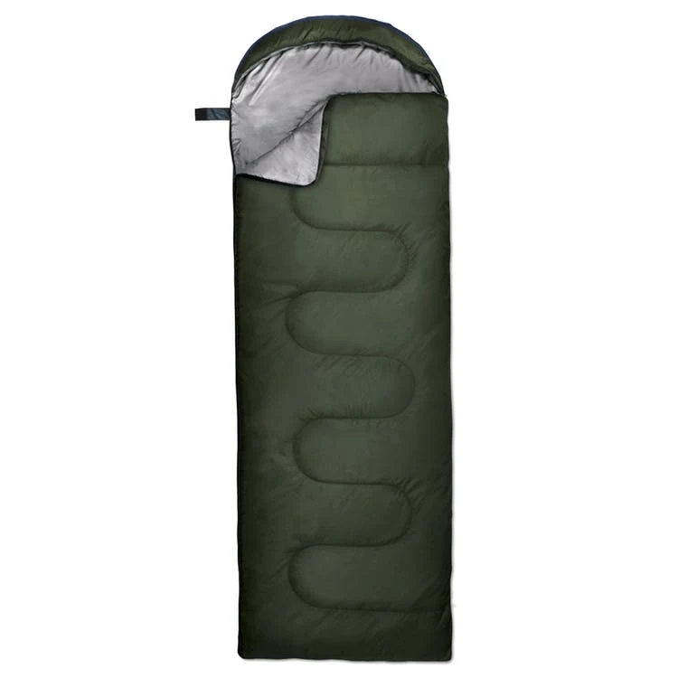 Deluxe Sleeping Bags - Green 71" x 30" 1