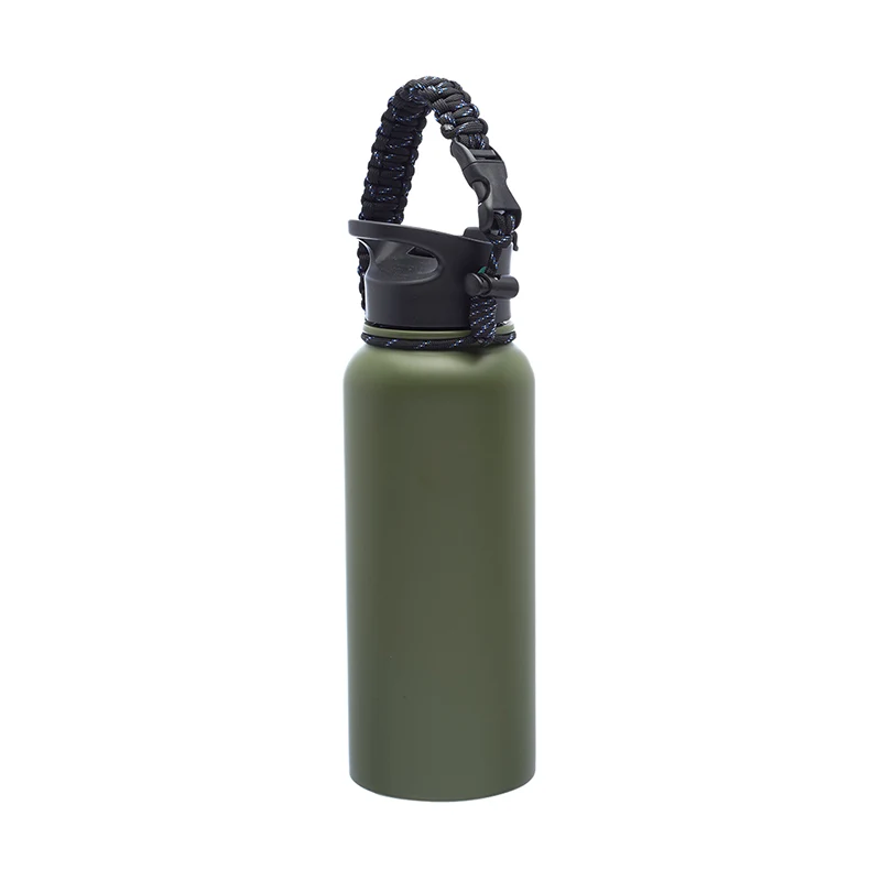 Stainless Steel Water Bottles with Carrying Strap, 34 oz. 1