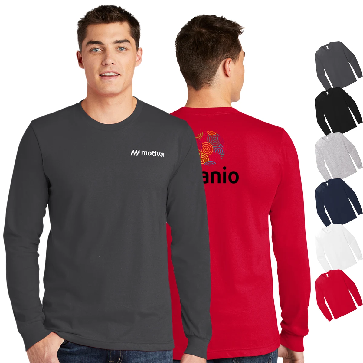 American American Apparel ® Fine Jersey Unisex Long Sleeve T-Shirt 1