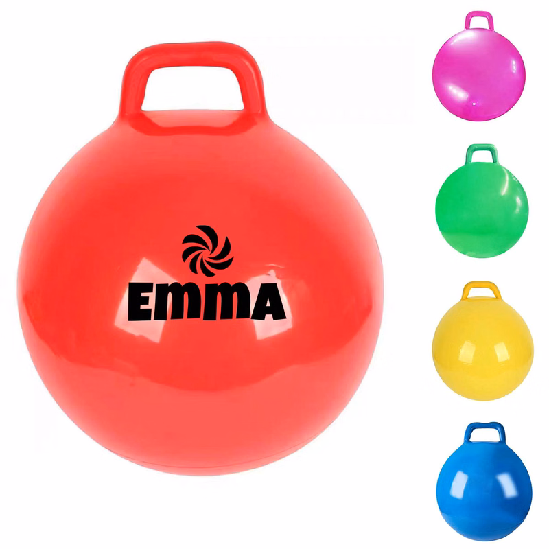 18 Inch Kids Thickened PVC Handle Hopper Ball