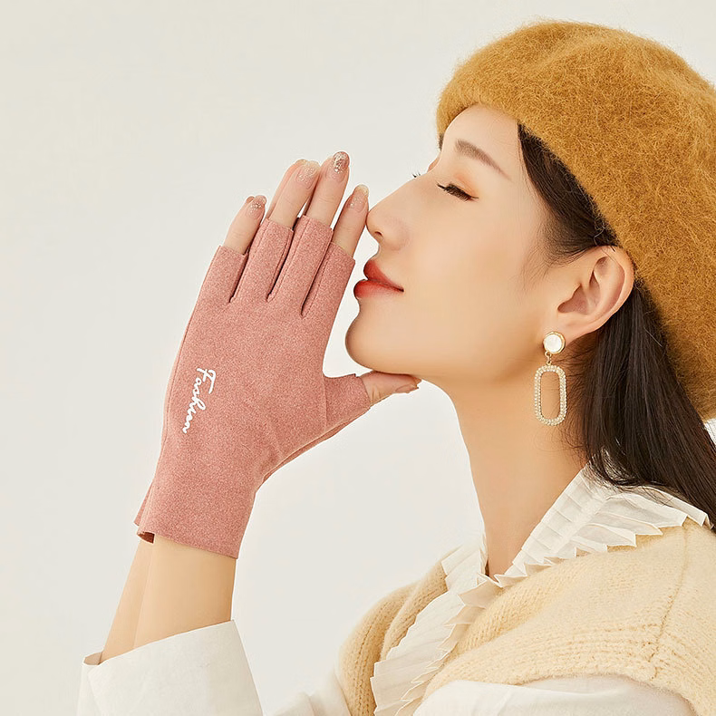 Winter Fingerless Gloves For Women