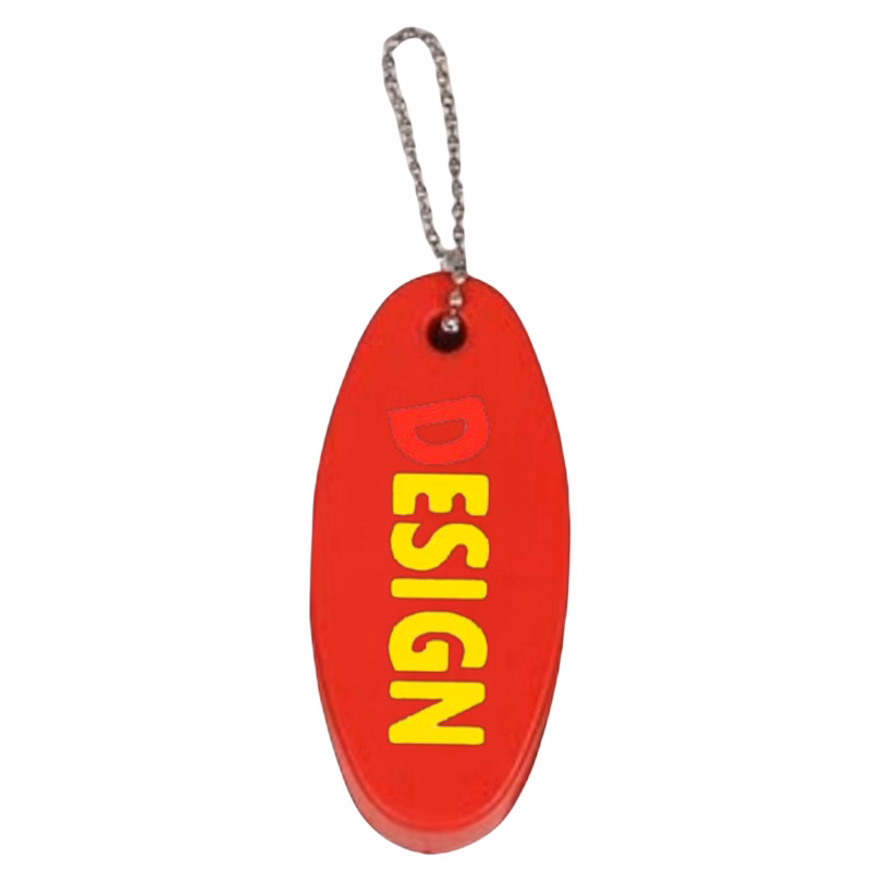 Floating Keychain Oval Shaped