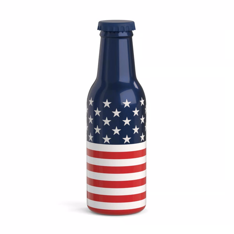 18 oz RTIC® Double-Walled Insulated Ceramic Lined Sidekick Bottle-USA 250th