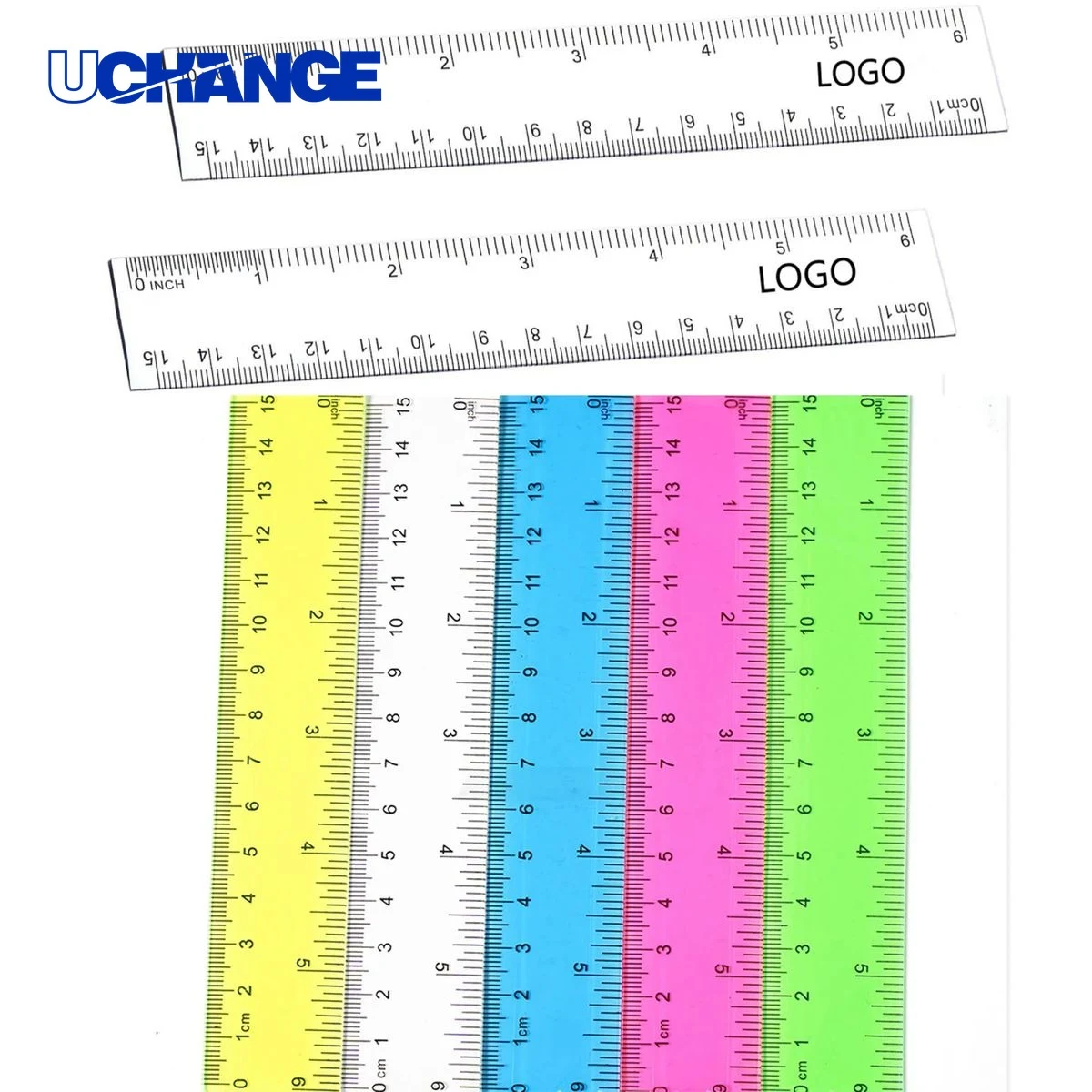6-Inch Plastic Straight Ruler 1