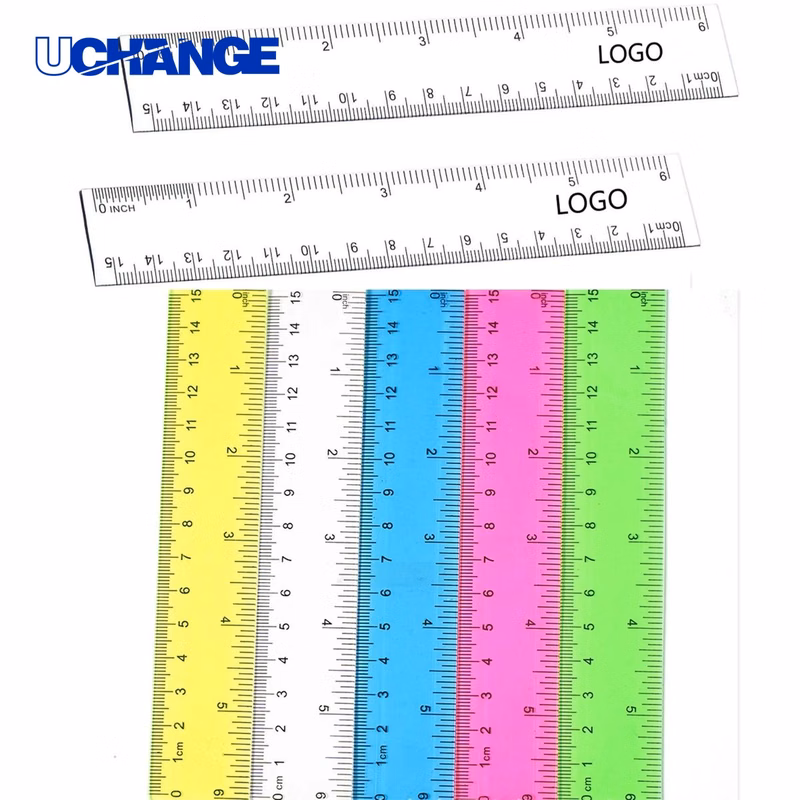 6-Inch Plastic Straight Ruler