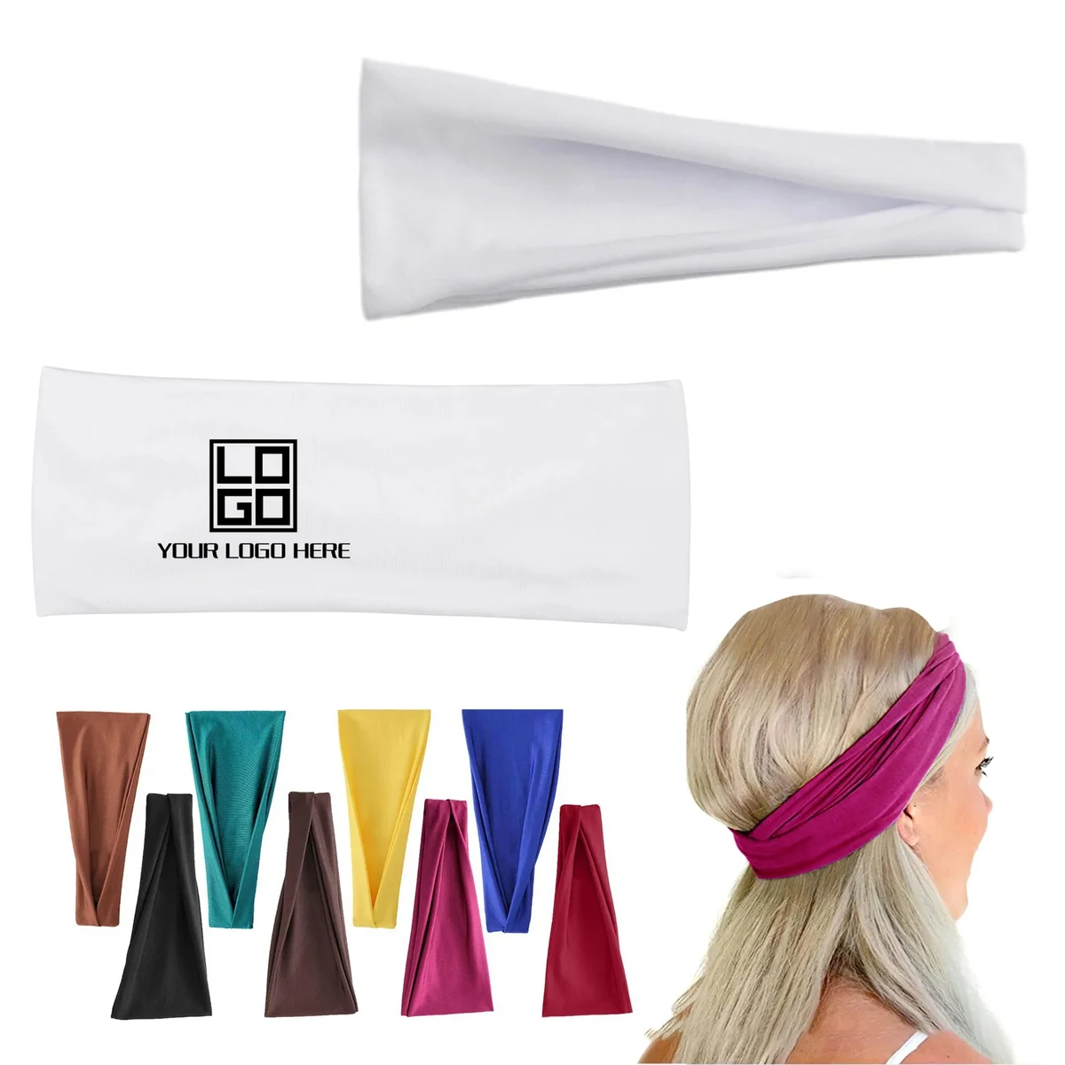 Wide Headbands Yoga Workout Hair Accessories Band 1